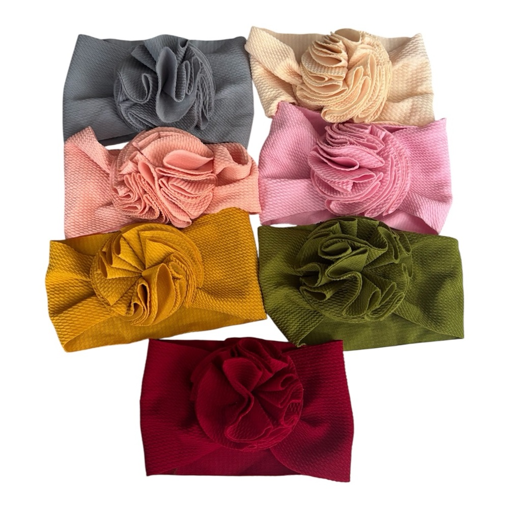 Colorful baby girl Headband Set